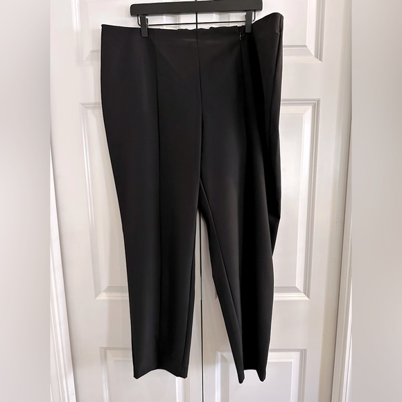 J. Jill Pants - New NWT Christian Soriano for J.Jill black pants offset zip front, plus size 22W